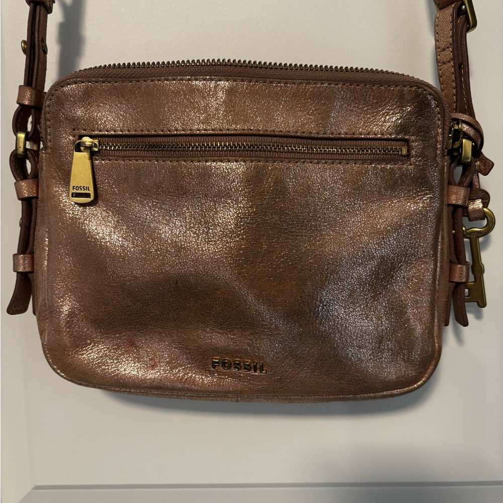 Fossil - Rose Gold Crossbody Bag